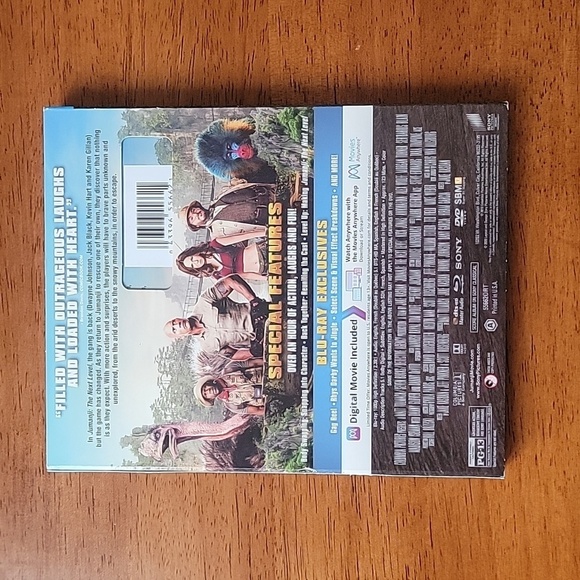 Jumanji The Next Level Blu Ray + DVD + Digital - Picture 2 of 6